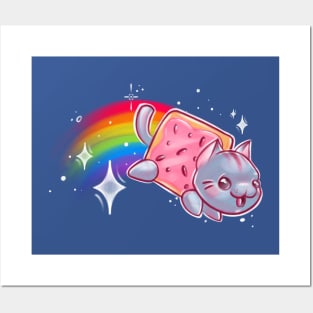 Nyah Cat Kawaii Posters and Art